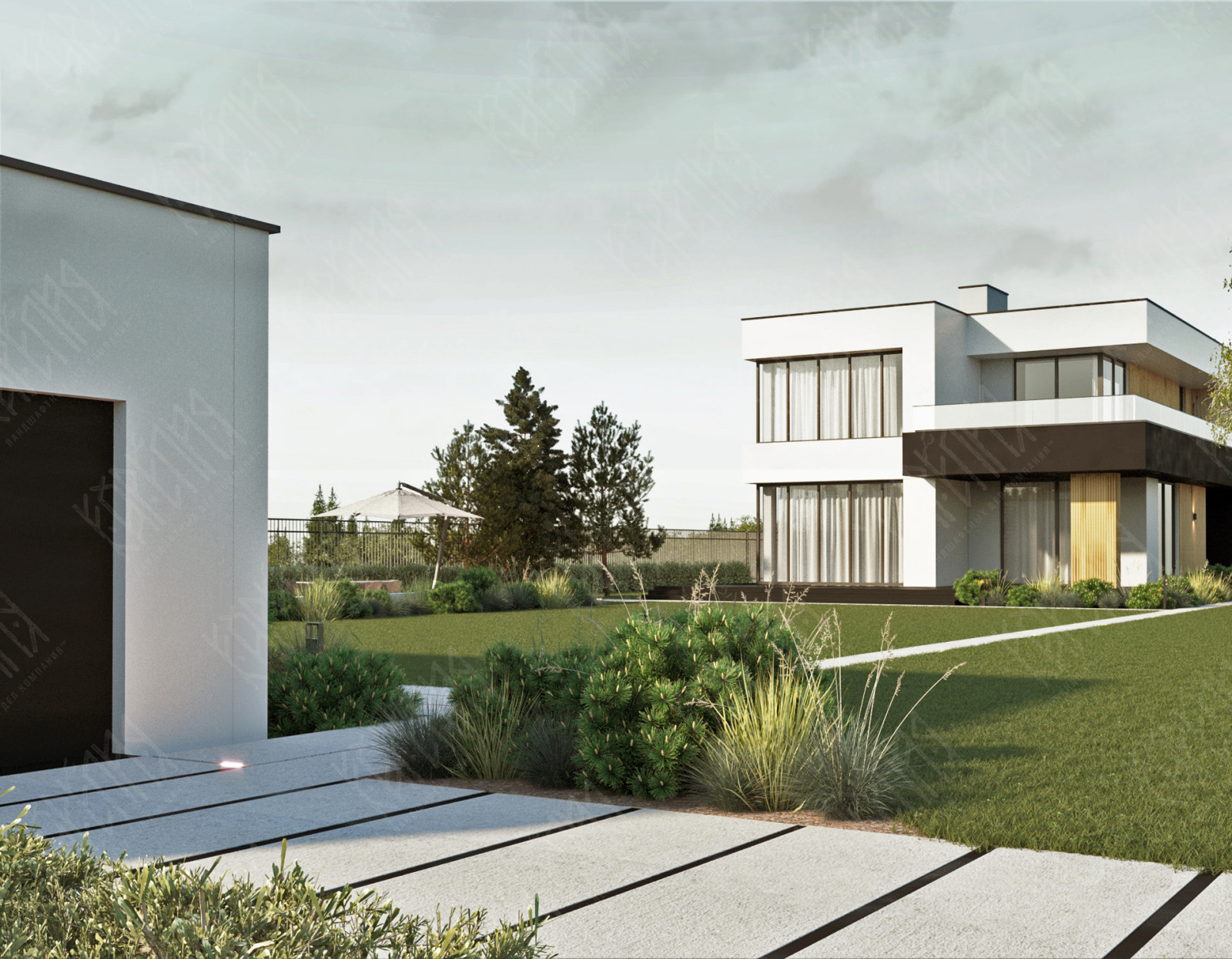 Въезд в гостевой дом