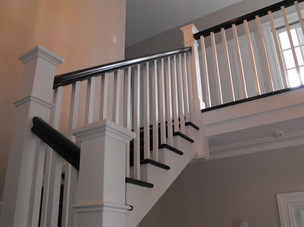 Design ideas for a traditional staircase in Sydney.
