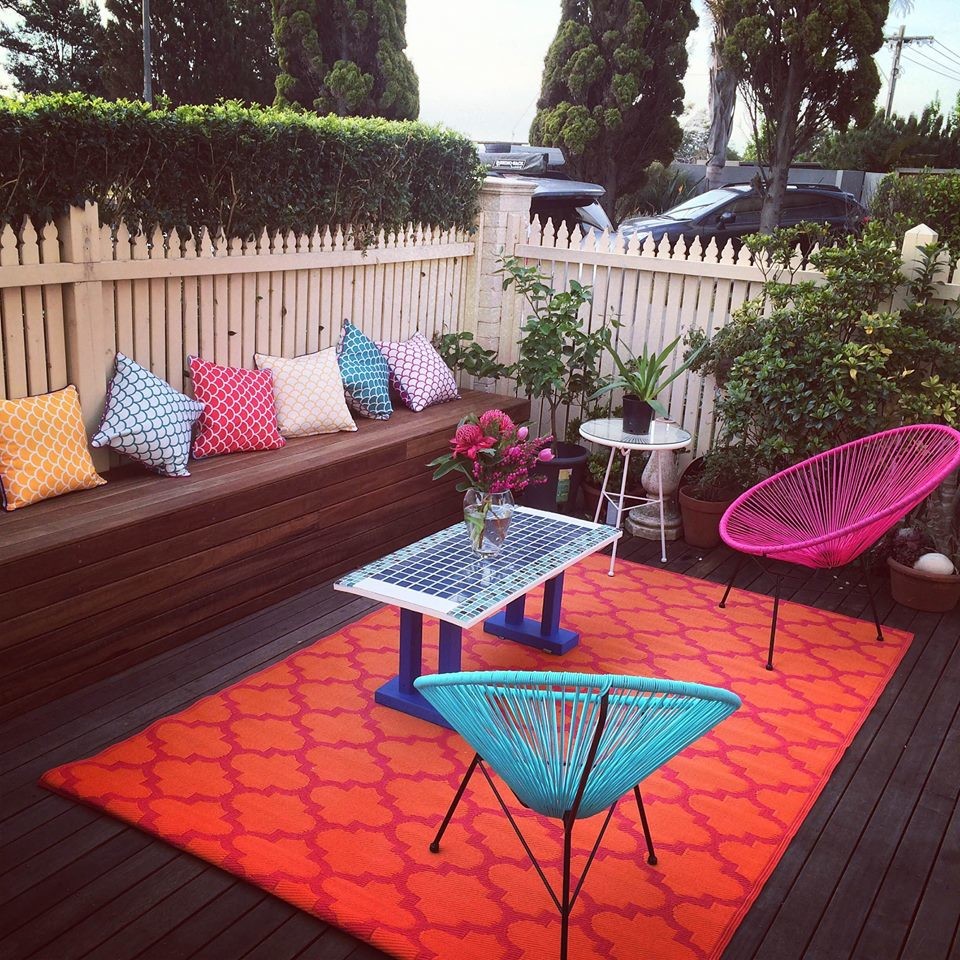 Design ideas for an eclectic deck in Melbourne.