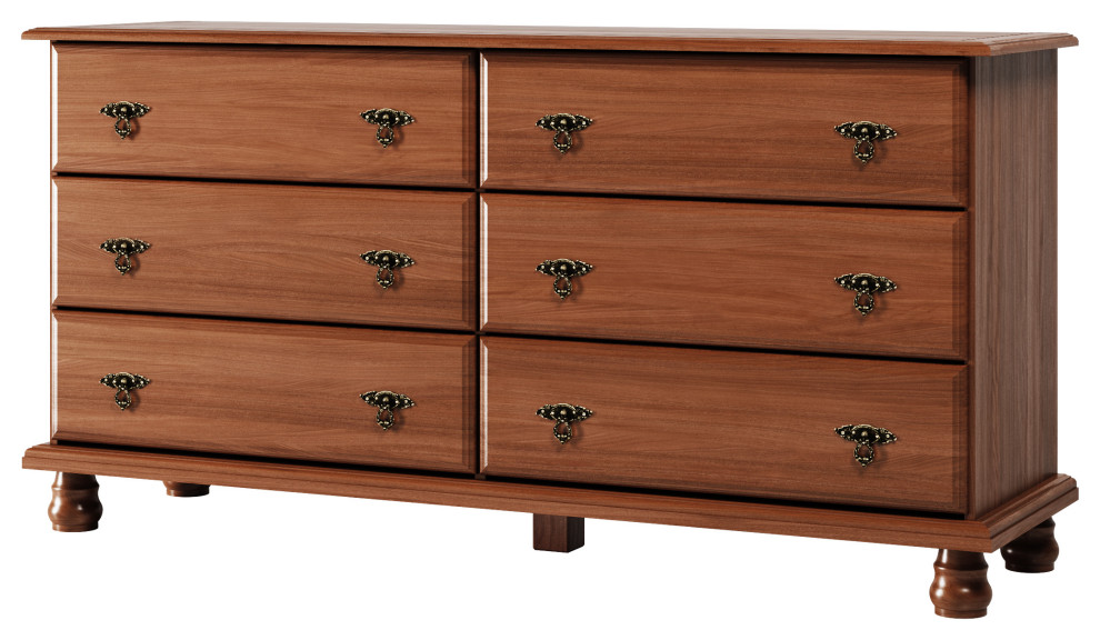 100 Solid Wood Kyle Dresser Traditional Dressers by Palace