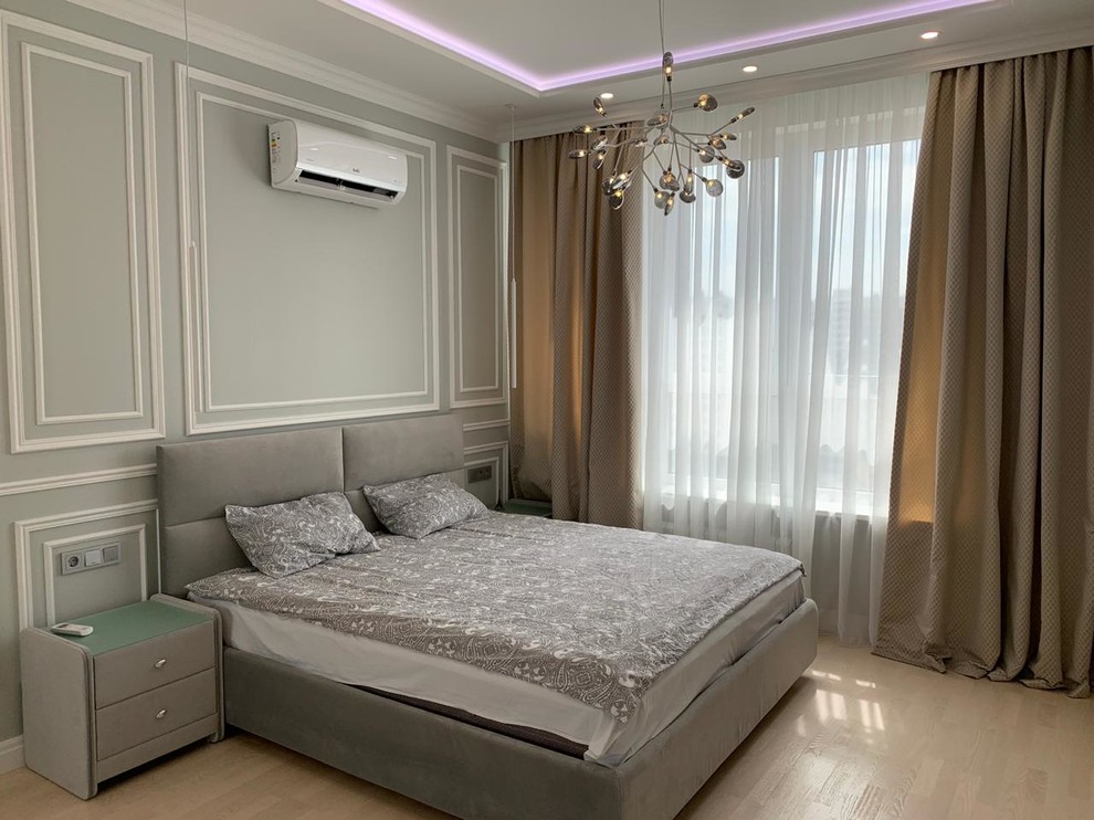 Светлая однокомнатная квартира в неоклассическом стиле