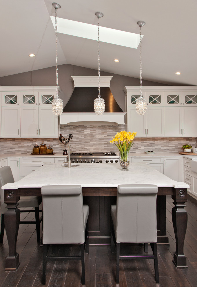 Potomac Dream White Kitchen Renovation