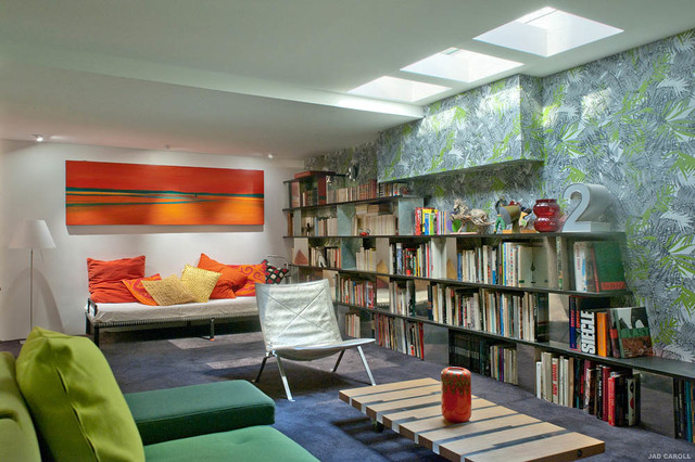 maison 160 m2 PARIS 20 minimalistisch-heimkino