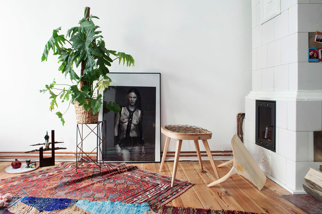 Berliner Wohnung contemporary-vardagsrum