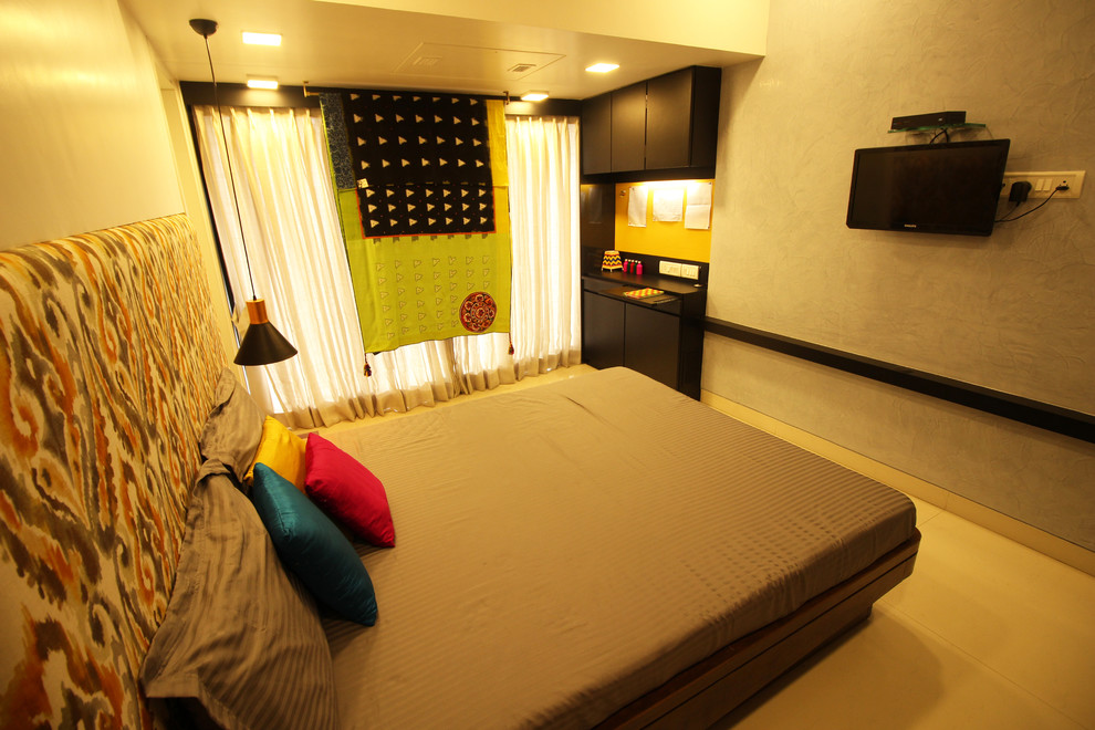Design ideas for a bedroom in Mumbai.