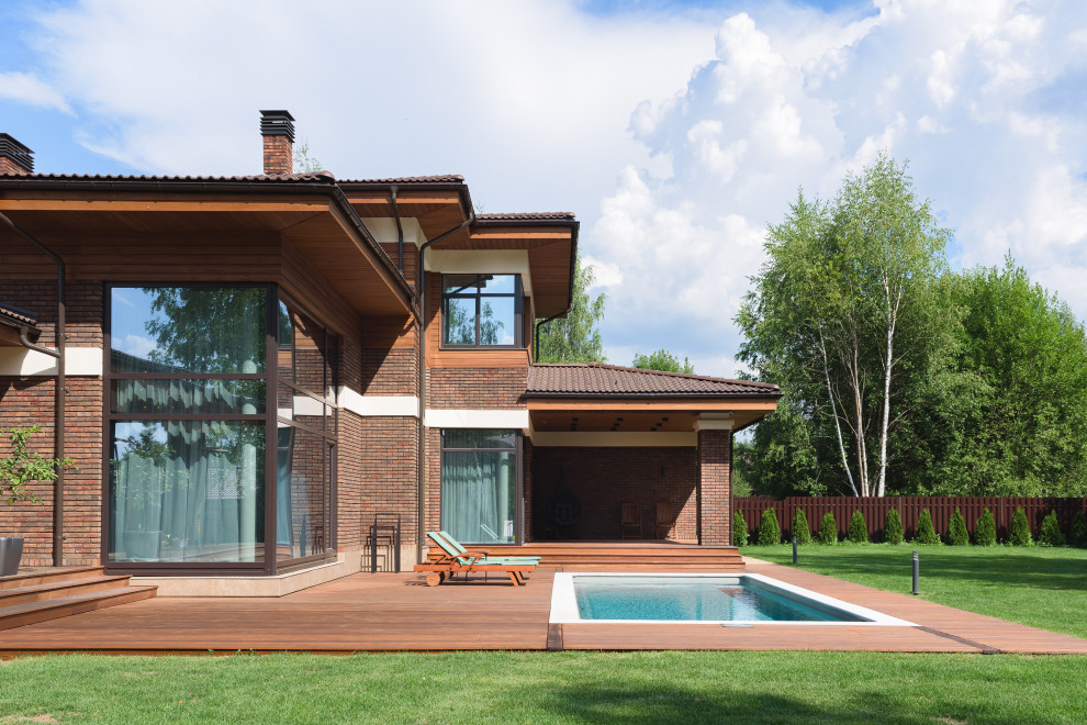 Строительство и внутренняя отделка частного дома в современном стиле