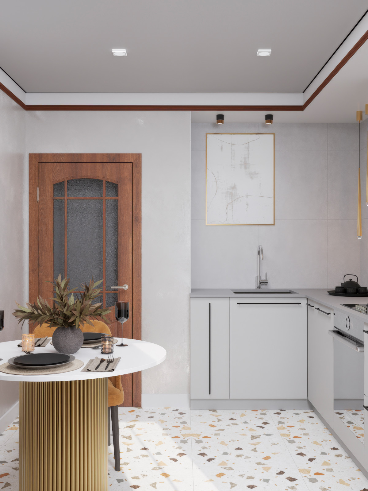 Мини-проект, кухня в серии П-18\12