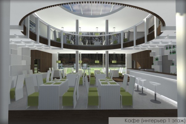 кафе в парковой зоне