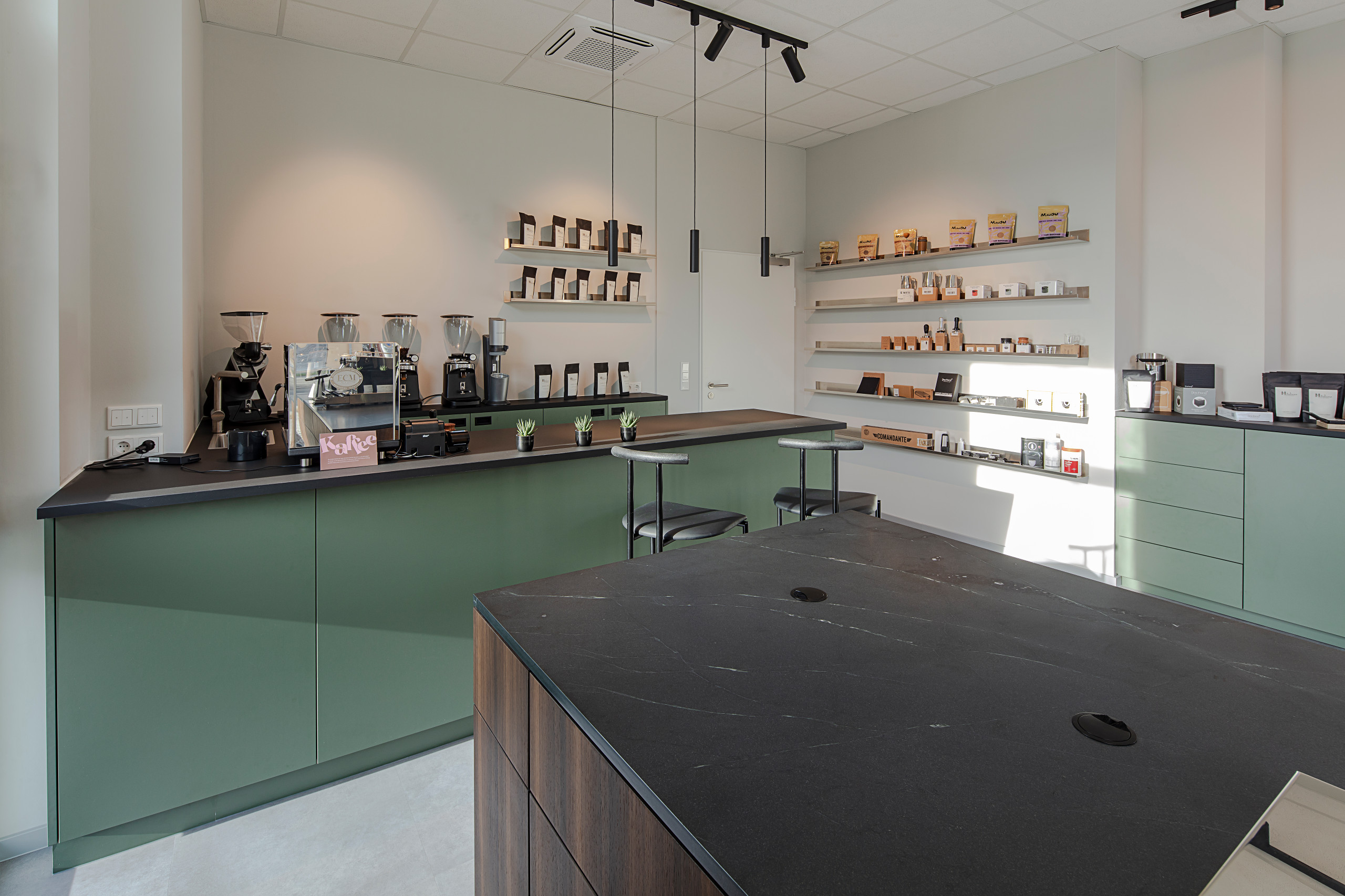 Showroom für Espressomaschinen & Barista in München