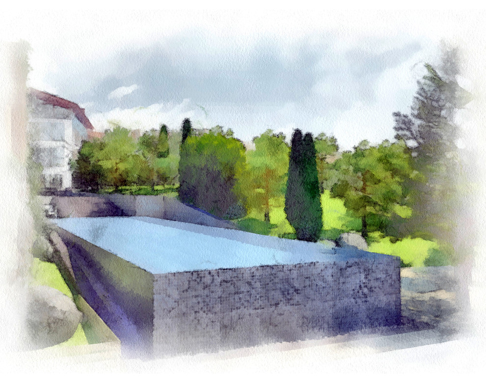 Благоустройство Бассейной зоны проект бассейна в "Вязовой роще" 2012г.