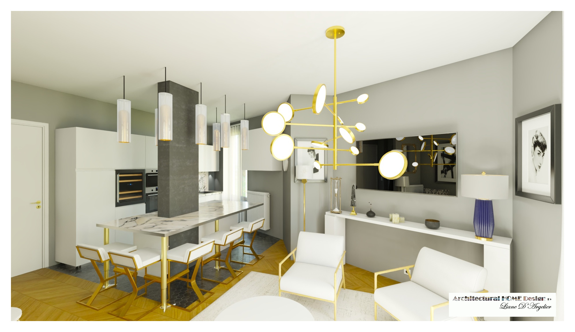 Appartement Haussmannien cœur de Nice.
