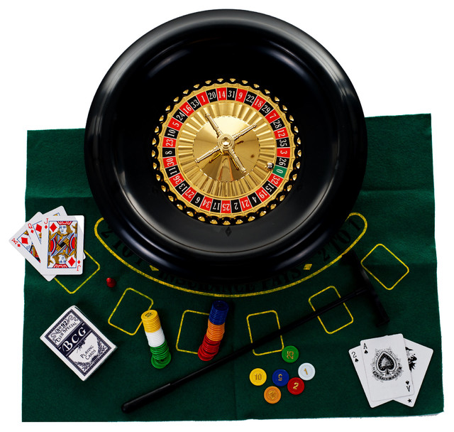Deluxe Roulette Set with Accessories, 16" by Trademark Poker