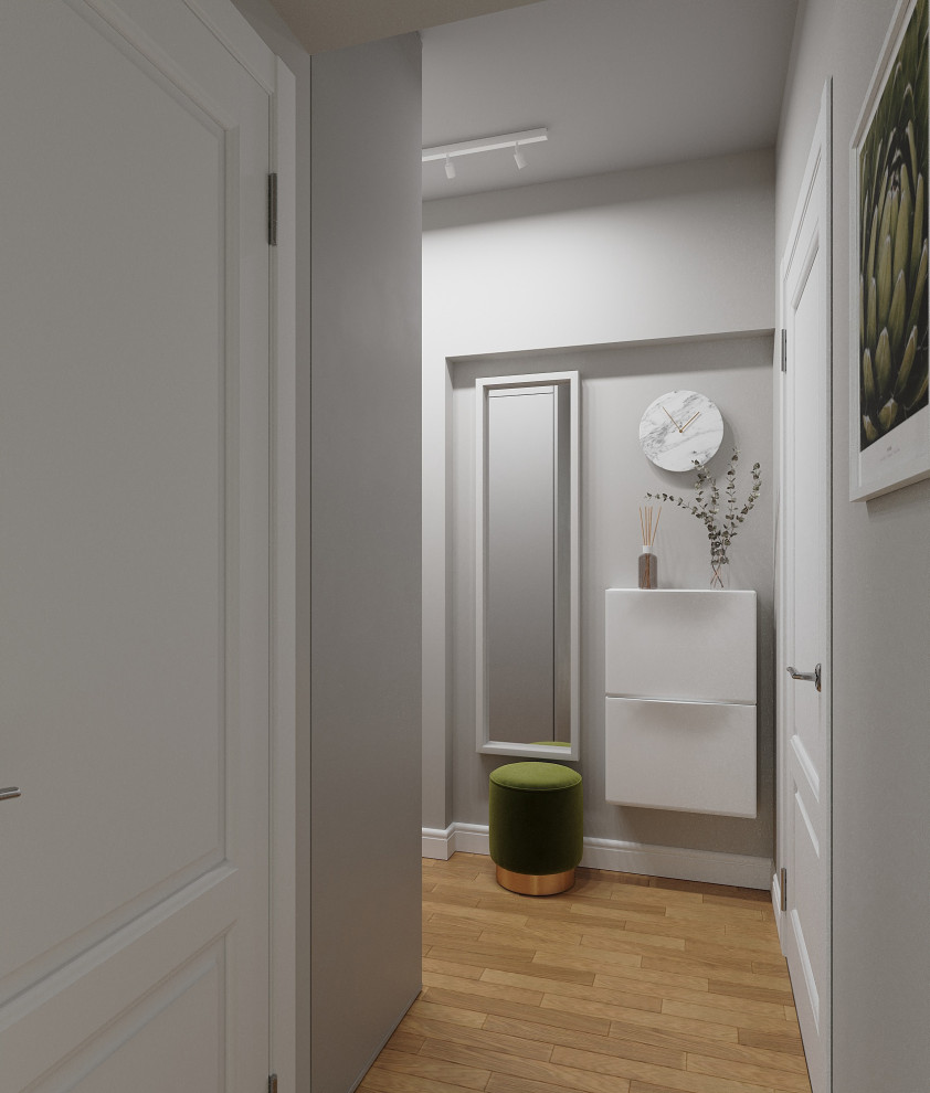 Кухня 8м2 + прихожая 10м2