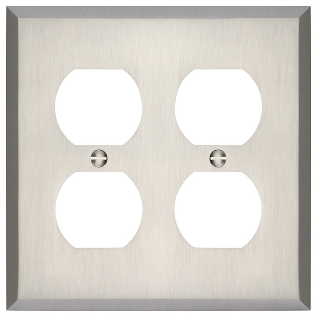 Graham Double Duplex Outlet Cover Transitional Switch Plates And