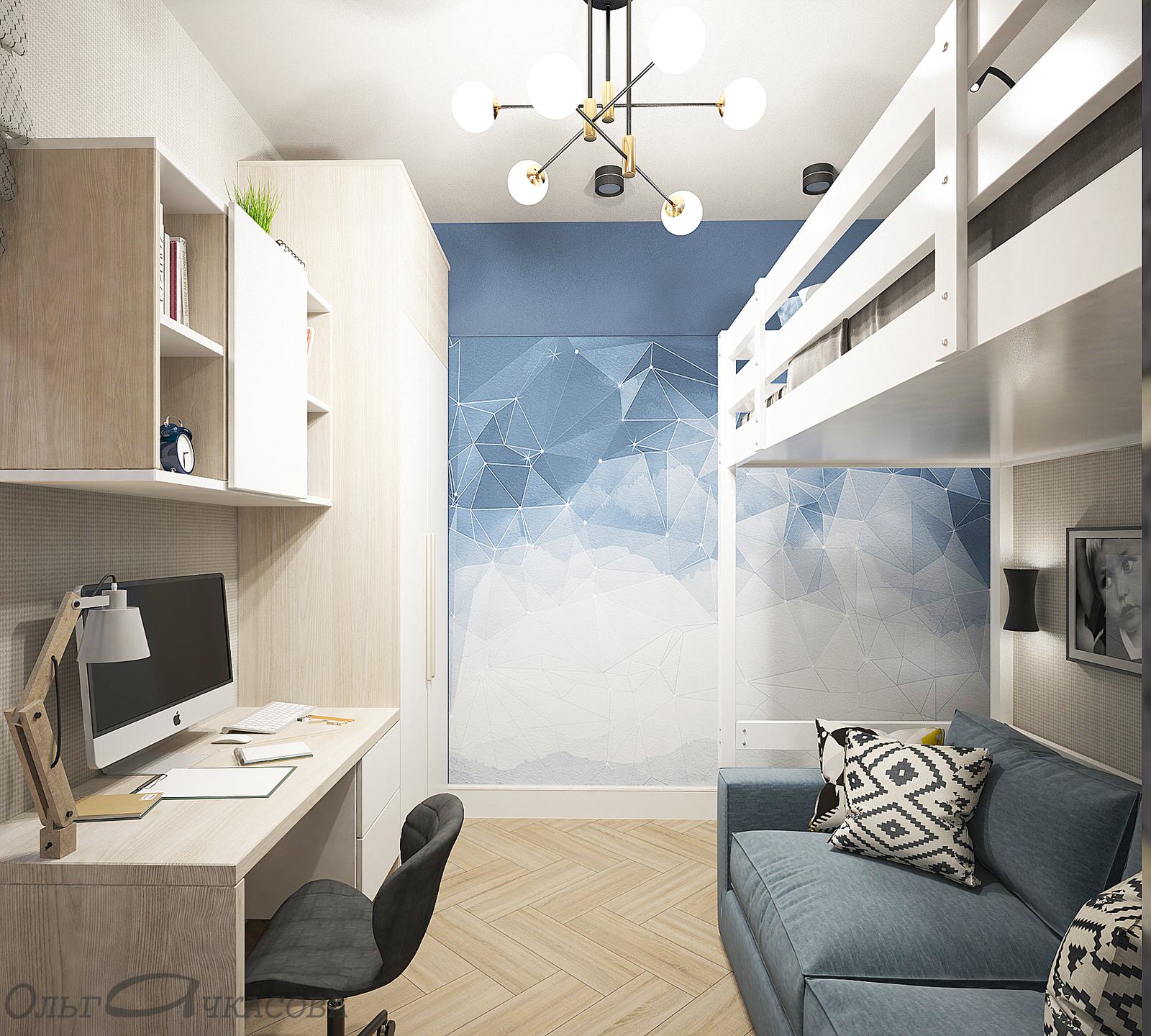 проект квартиры в Москве для семьи из четырех человек