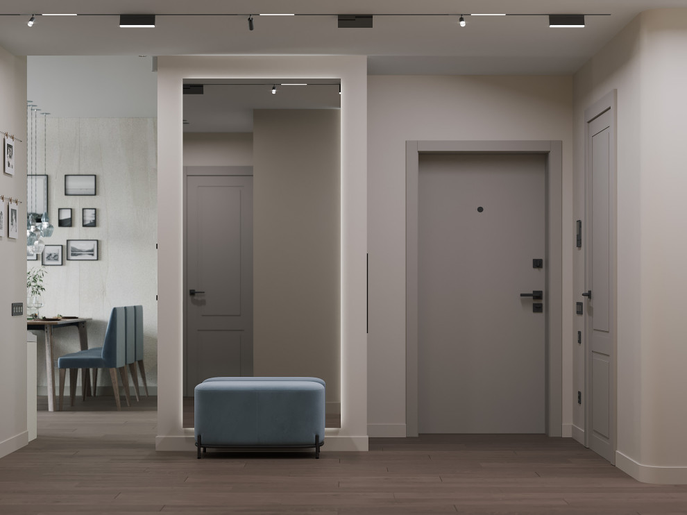 Дизайн-проект квартиры в Москве, 120 кв.м