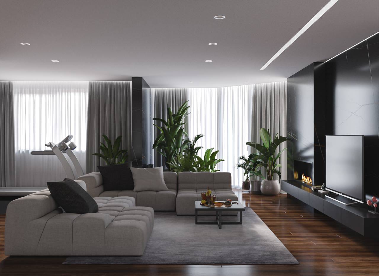 Пентхаус  в стиле contemporary