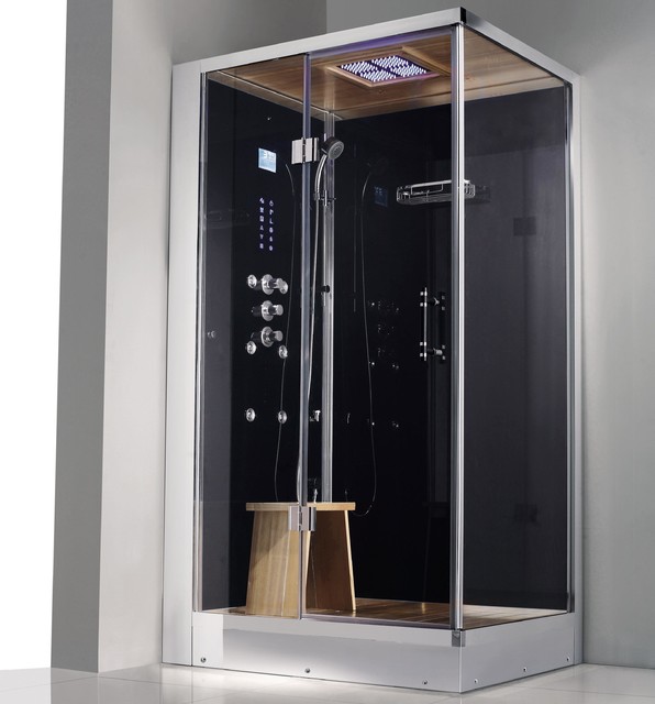 39" Luxury WalkIn Steam Shower With Vitamin C Contemporary Steam
