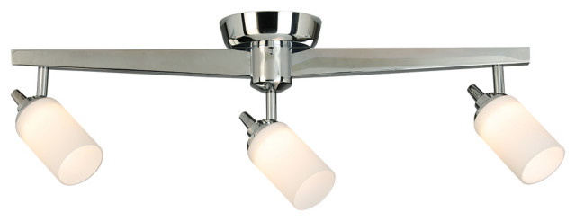 1600 Penn Ave 3 Light Led Semi Flush, Ceiling Fan With Track Lighting