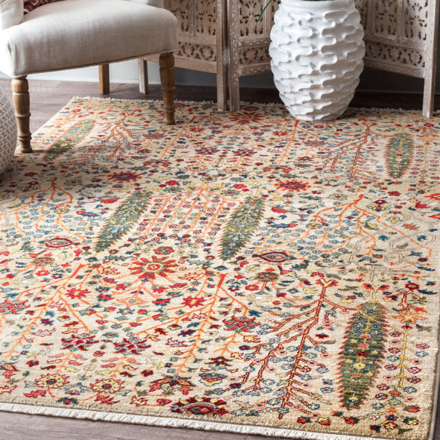 Vintage Fringe Rug Mediterranean Area Rugs by nuLOOM Houzz
