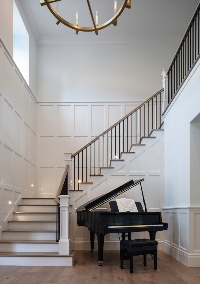 Huge transitional home design photo in San Francisco