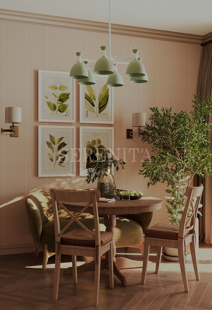 Эко стиль в квартире ЖК Арбат