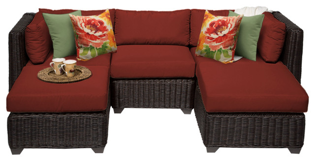 Venice 5 Piece Outdoor Wicker Patio Furniture Set 05a Tropical Outdoor Wicker Patio Furniture Set 05a