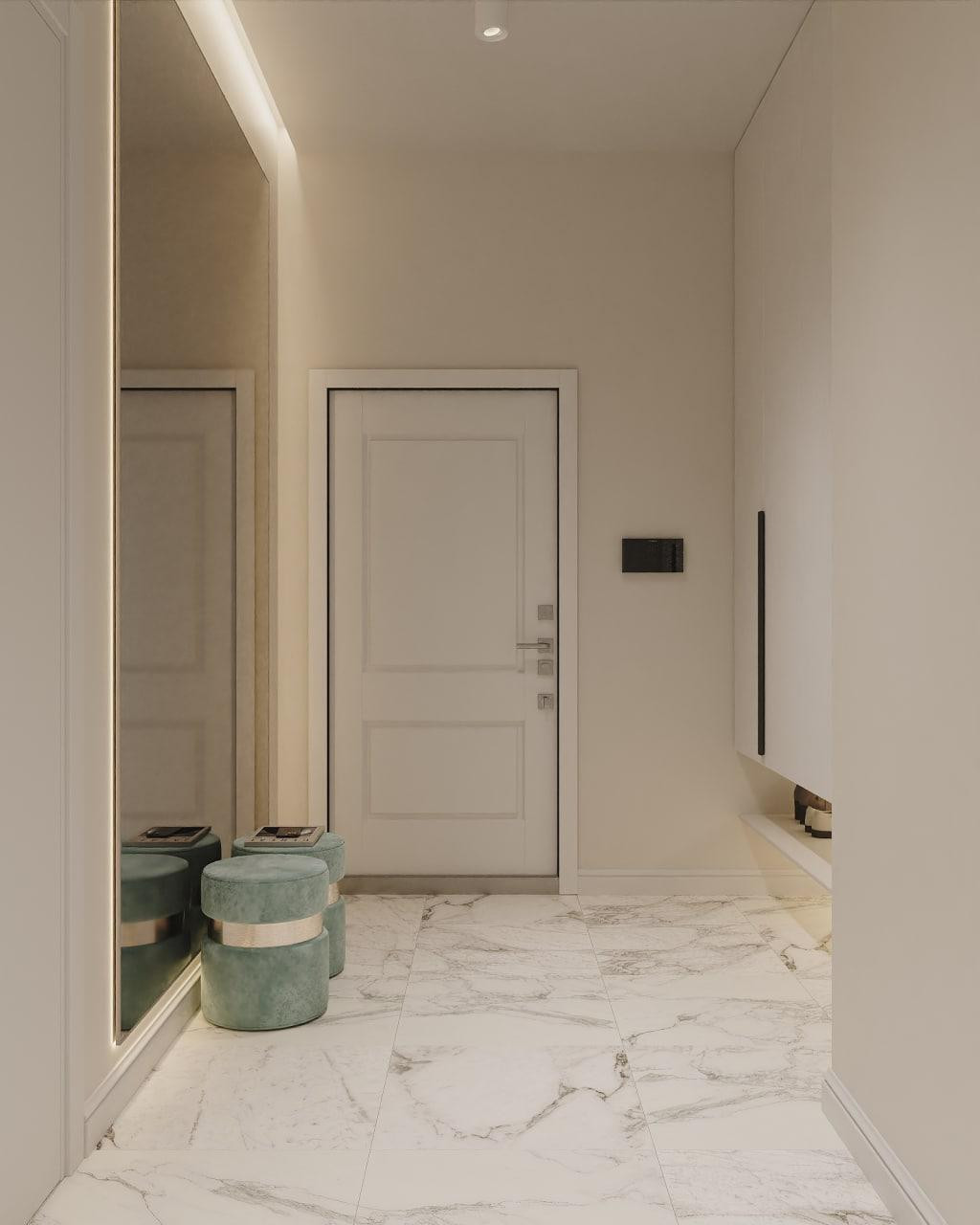 Раменки. Элегантный минимализм для молодой семьи