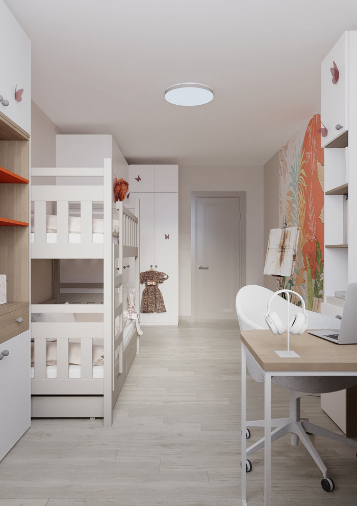 Дизайн детской для девочек