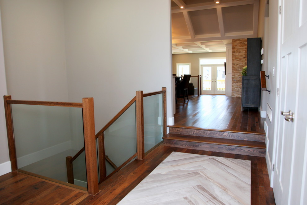 Inspiration for a transitional entryway remodel in Toronto