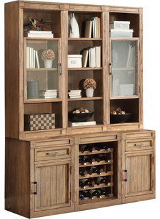 Parker House Hickory Creek 6 Piece Cabinet Honey Transitional