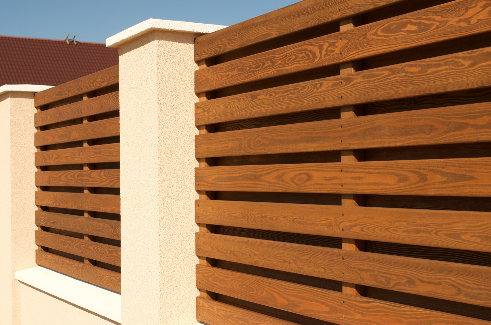 Забор из лиственницы