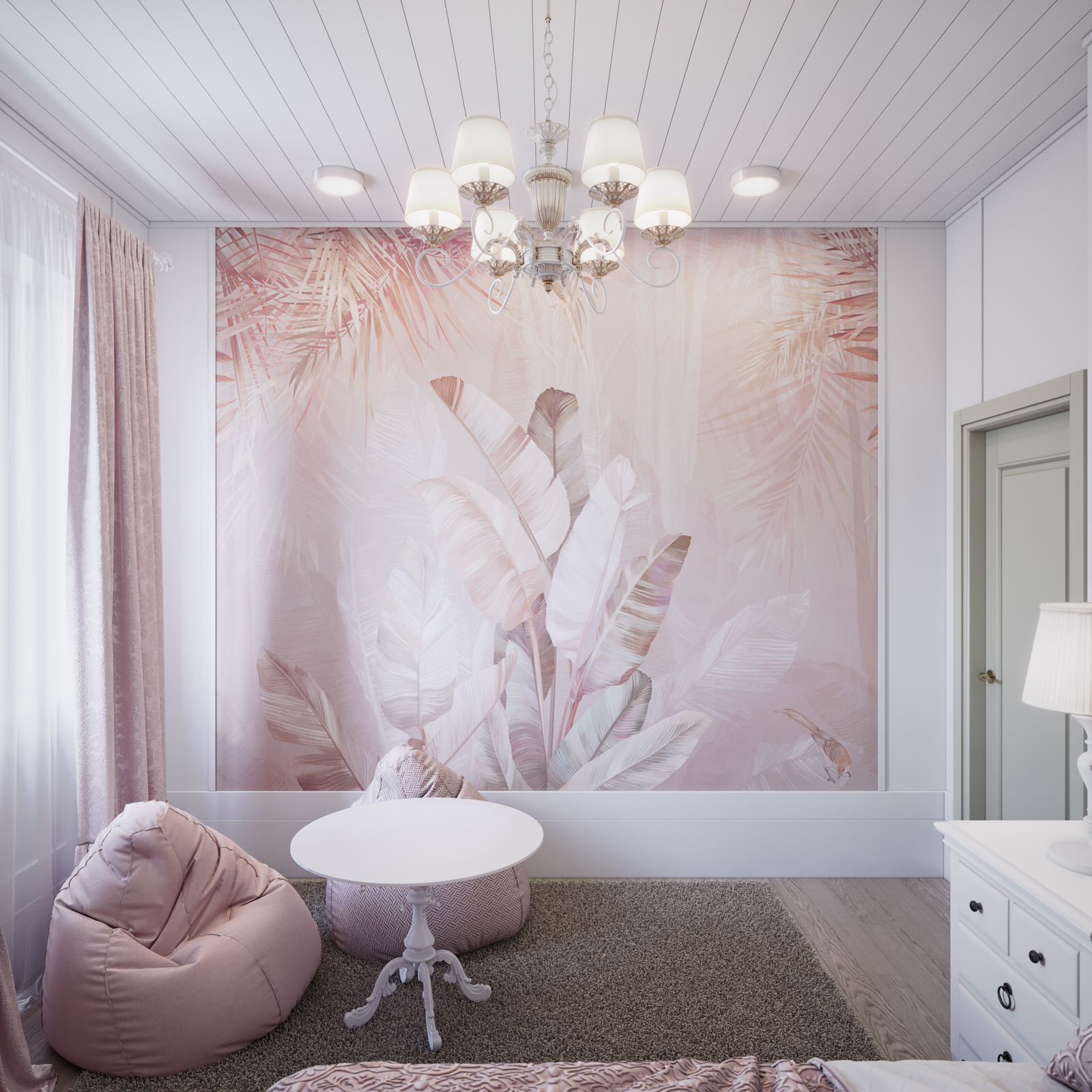 Нежная спальня для девочки в стиле прованс