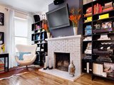 Traditional Living Room by Pizzigati Designs- eco chic interiors
