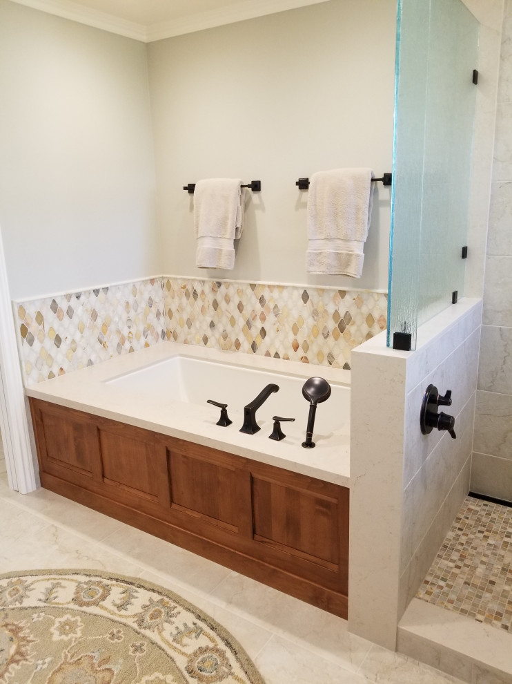 Example of a transitional home design design in San Luis Obispo