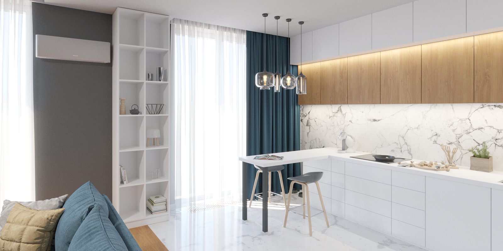 Кухня-гостиная