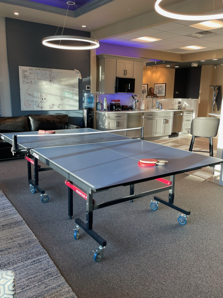 Contemporary Office Rec Room