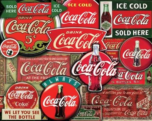 Coca-Cola Classic Signs Puzzle