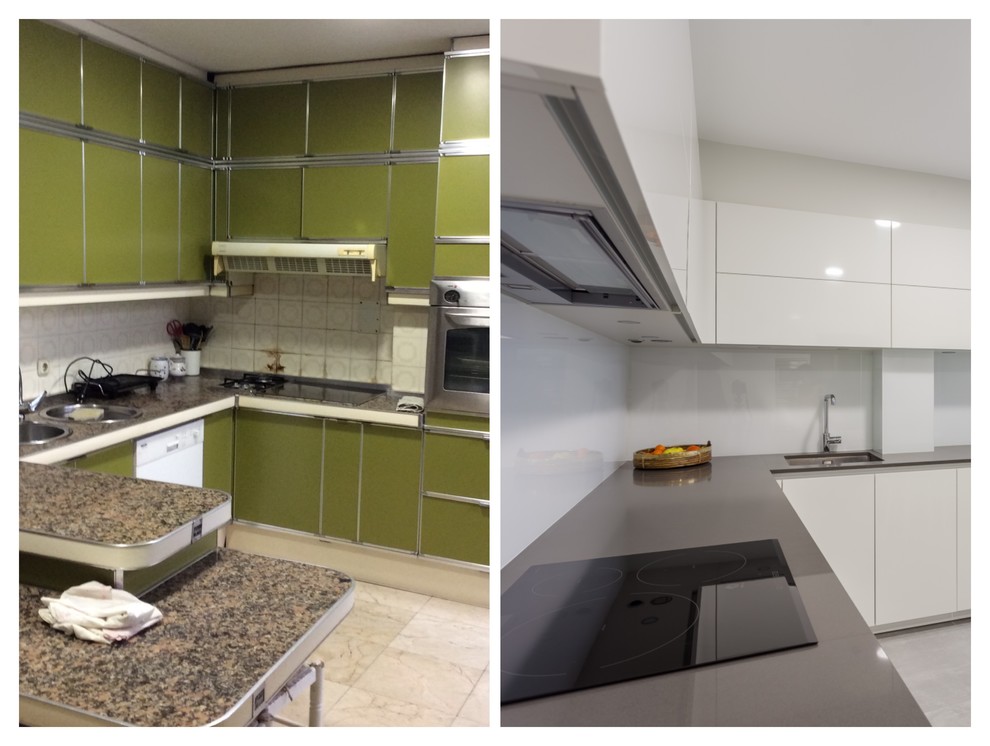 EL ANTES Y EL DESPUES DE UN PISO DE LOS AÑOS 70