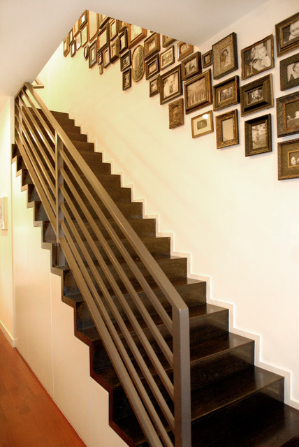 My Houzz: A Dream Home Grows From an Empty Austin Lot contemporary-staircase