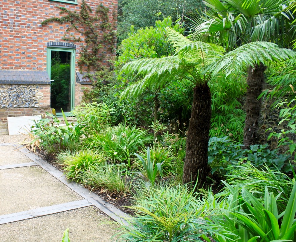 Photo of a tropical garden in Kent.