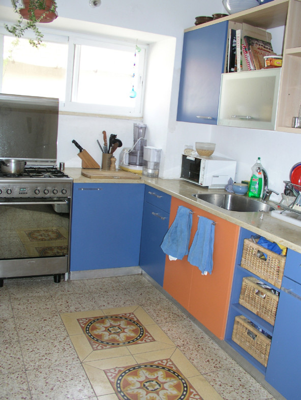 Eclectic kitchen in Other.