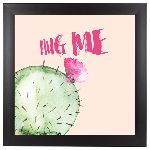 Hug Me Cactus Pink, 15"H x 15"W x 1"D