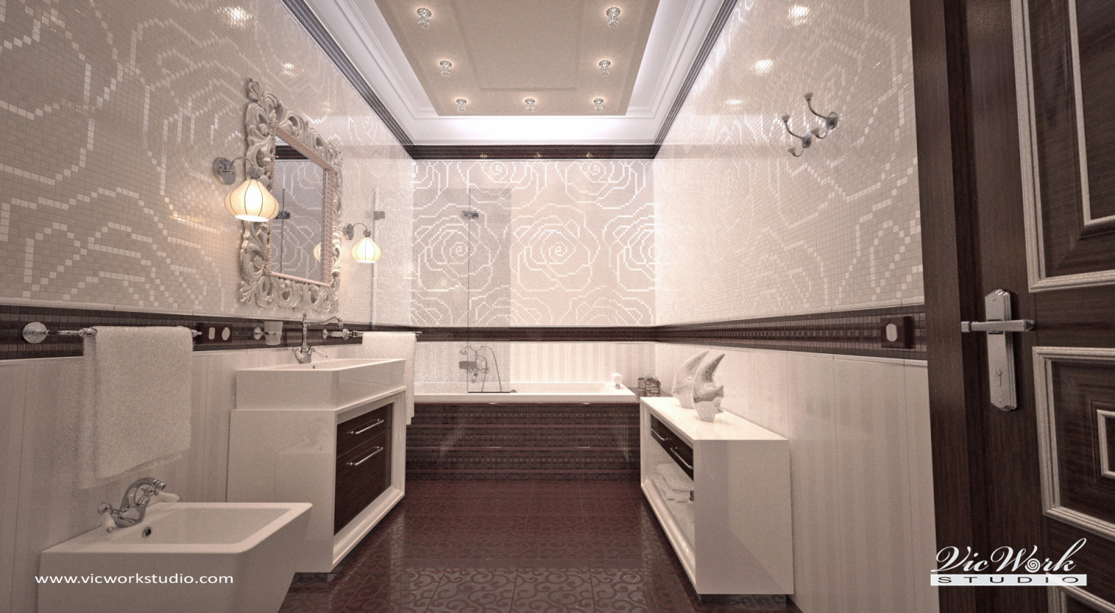 Bathrooms. H Residence interiors