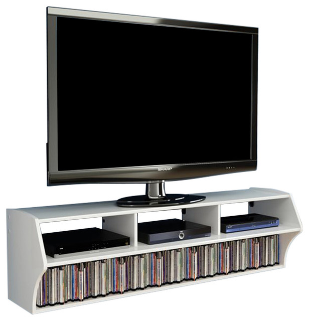 Prepac White Altus Plus Wall Mounted Audio Console Prepac White Altus Plus Wall Mounted Audio Console Transitional Entertainment Centers And Tv Stands By Homesquare