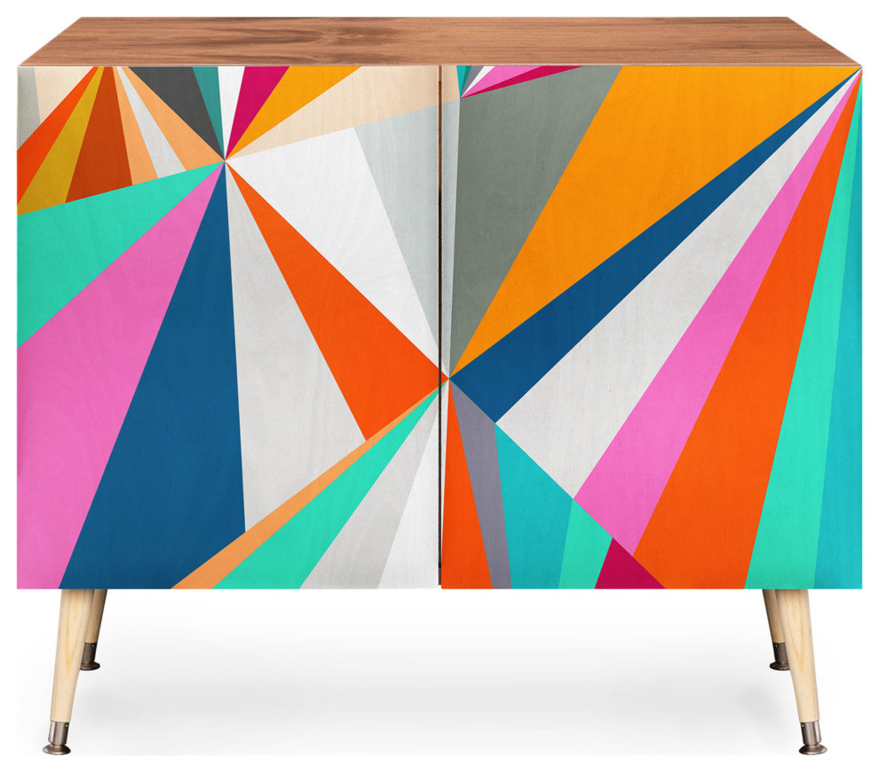 Three of the Possessed Collins Ave Credenza, 38"x20"
