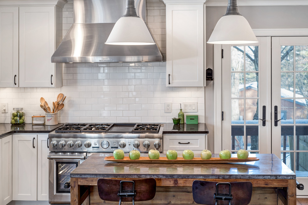 Transitional kitchen photo in Minneapolis