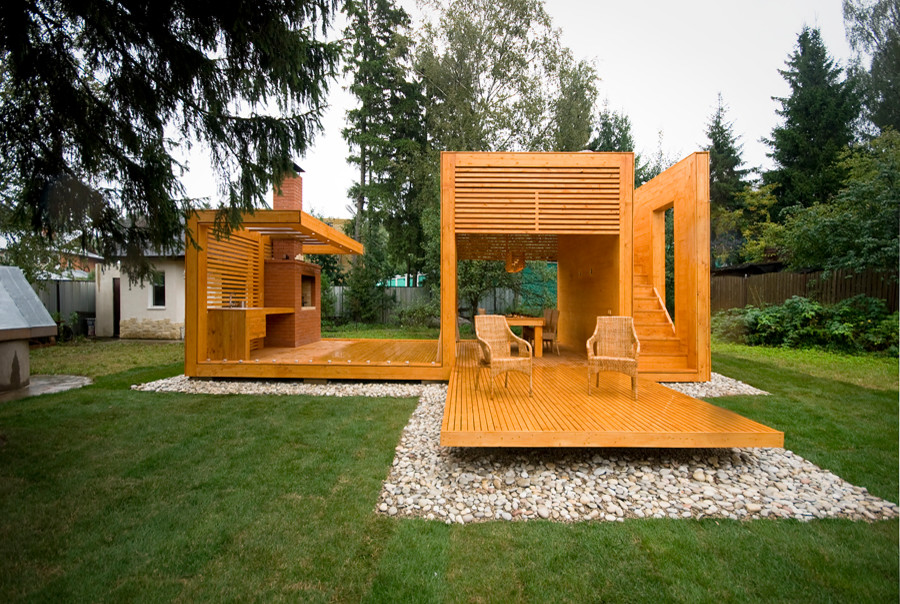 Беседка-яхта