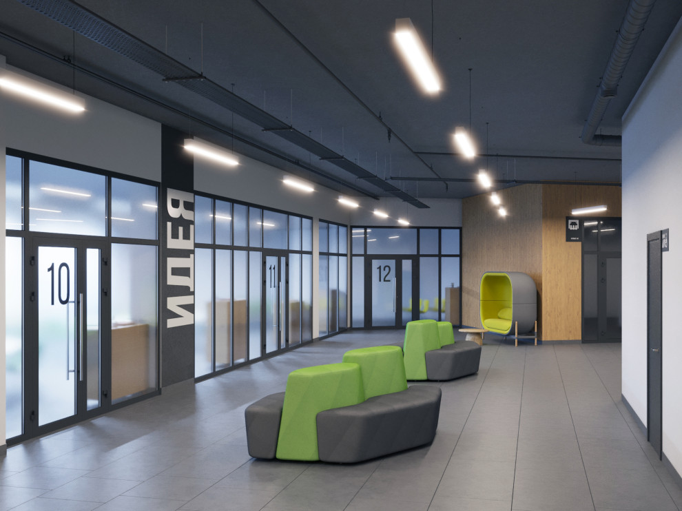 Дизайн-проект интерьеров школы на 825 мест