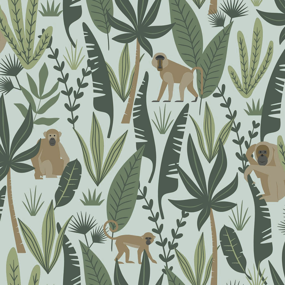 Kiki Green Monkeys Wallpaper, Bolt